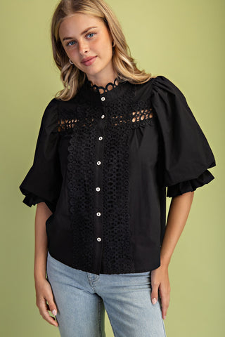 Charlotte’s Detailed Lace Top