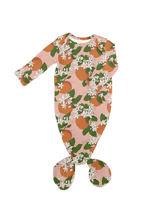 Knotted Gown in Orange Blossoms