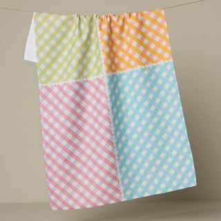 Patio Check Tea Towel