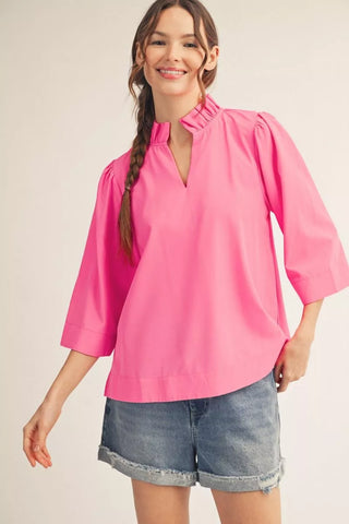 Bubble Ruffle Top