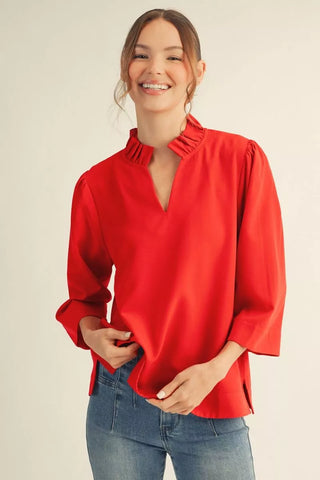 Bubble Ruffle Top